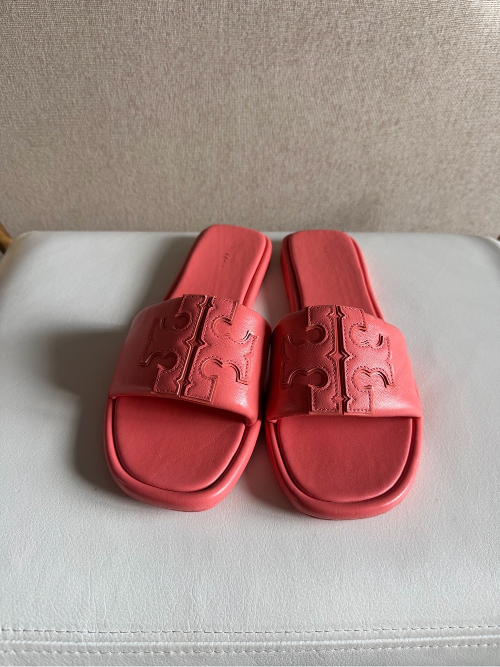 Tory Burch Coral Slide Sandals
